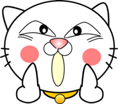 Cat that can be used everyday sticker-3 sticker #14953650