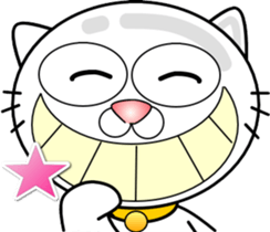 Cat that can be used everyday sticker-3 sticker #14953651