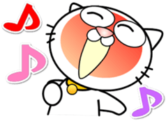 Cat that can be used everyday sticker-3 sticker #14953655