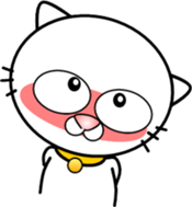 Cat that can be used everyday sticker-3 sticker #14953656