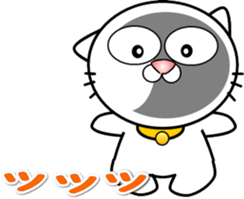 Cat that can be used everyday sticker-3 sticker #14953664
