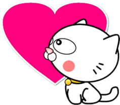 Cat that can be used everyday sticker-3 sticker #14953666