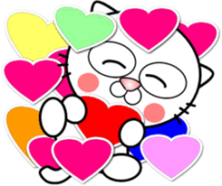 Cat that can be used everyday sticker-3 sticker #14953669