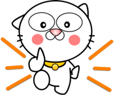 Cat that can be used everyday sticker-3 sticker #14953674