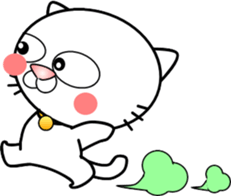 Cat that can be used everyday sticker-3 sticker #14953675