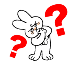 Rabbit and tortoise play golf sticker #14954138