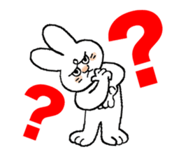 Rabbit and tortoise play golf sticker #14954138