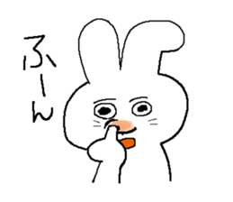 Rabbit and tortoise play golf sticker #14954160