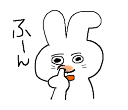 Rabbit and tortoise play golf sticker #14954160