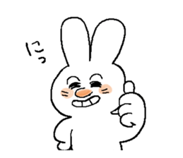 Rabbit and tortoise play golf sticker #14954171