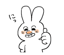 Rabbit and tortoise play golf sticker #14954171