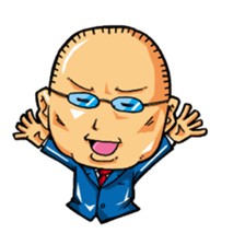 Thin hair dad ver.2 sticker #14954542