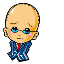 Thin hair dad ver.2 sticker #14954549