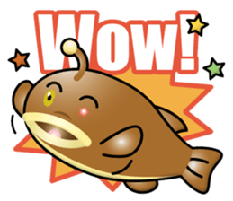 monkfish boy sticker #14954777