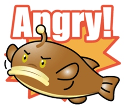 monkfish boy sticker #14954779