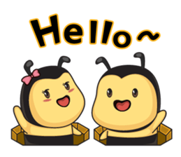 Cute honey and toony like honey! sticker #14954782