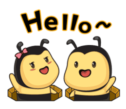 Cute honey and toony like honey! sticker #14954782