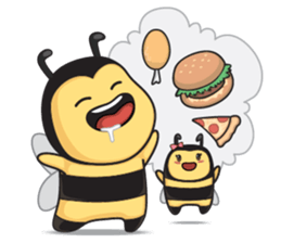 Cute honey and toony like honey! sticker #14954785