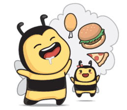 Cute honey and toony like honey! sticker #14954785