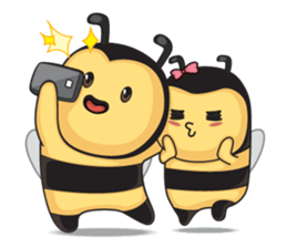 Cute honey and toony like honey! sticker #14954786