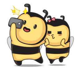 Cute honey and toony like honey! sticker #14954786