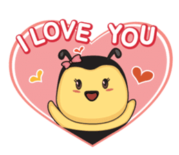 Cute honey and toony like honey! sticker #14954787