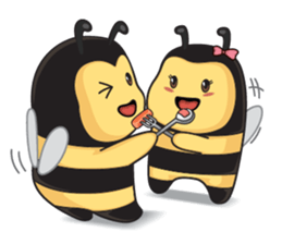 Cute honey and toony like honey! sticker #14954788