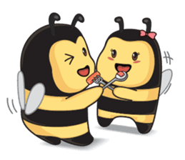 Cute honey and toony like honey! sticker #14954788