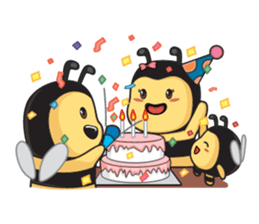 Cute honey and toony like honey! sticker #14954794