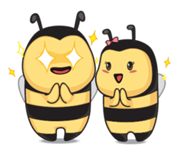Cute honey and toony like honey! sticker #14954796