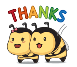 Cute honey and toony like honey! sticker #14954797