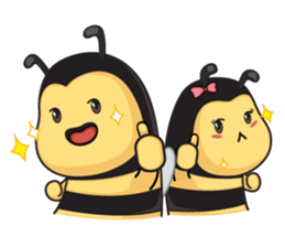 Cute honey and toony like honey! sticker #14954799