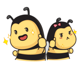 Cute honey and toony like honey! sticker #14954799