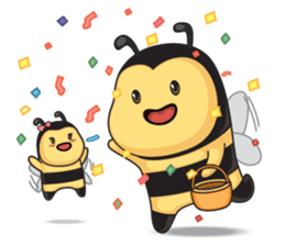 Cute honey and toony like honey! sticker #14954804