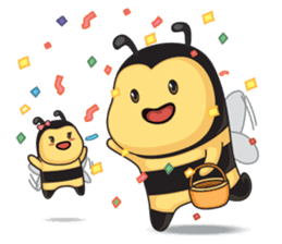 Cute honey and toony like honey! sticker #14954804
