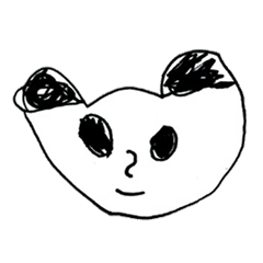 Creatures drawing sticker