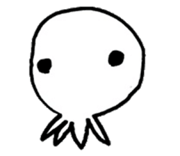 Creatures drawing sticker sticker #14954935