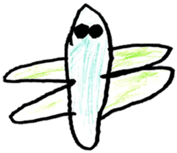 Creatures drawing sticker sticker #14954936