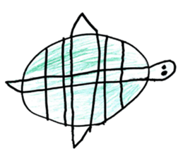 Creatures drawing sticker sticker #14954937