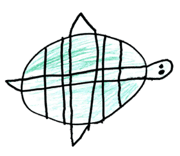 Creatures drawing sticker sticker #14954937