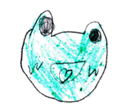 Creatures drawing sticker sticker #14954938