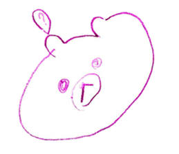 Creatures drawing sticker sticker #14954943