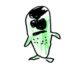 Creatures drawing sticker sticker #14954946