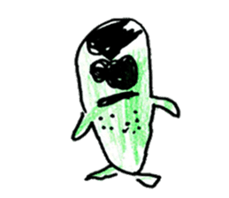 Creatures drawing sticker sticker #14954946