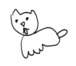 Creatures drawing sticker sticker #14954949