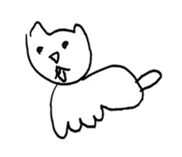 Creatures drawing sticker sticker #14954949