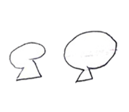 Creatures drawing sticker sticker #14954953