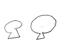 Creatures drawing sticker sticker #14954953