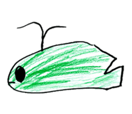 Creatures drawing sticker sticker #14954954