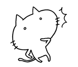 For now Oh By a cat sticker #14954973